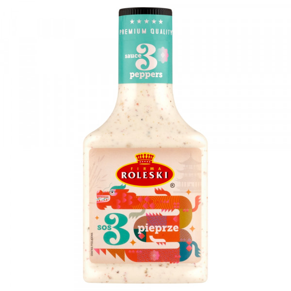 Roleski Sos 3 pieprze 305g