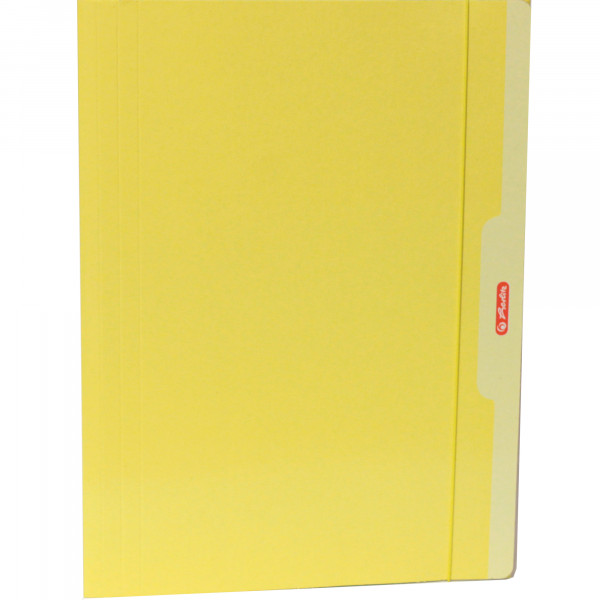 Herlitz teczka rysunkowa A4 z gumką żółty color blocking