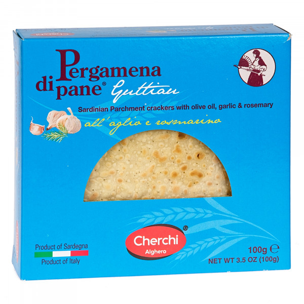 Pieczywo chrupkie cherchi pergamena czosnek-rozmaryn 