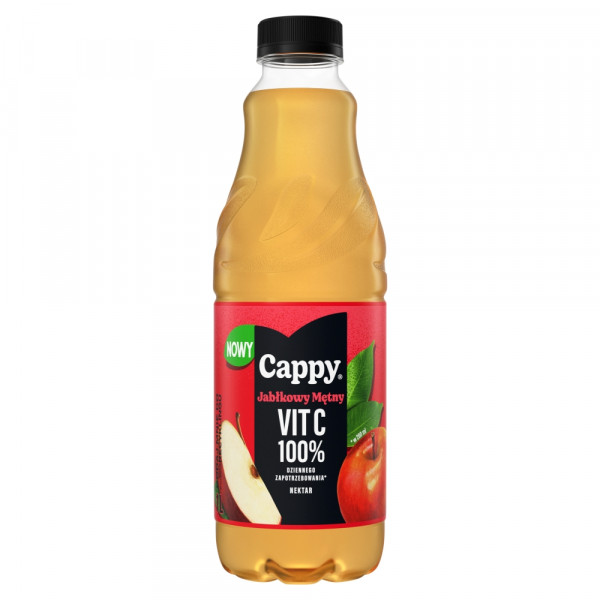 Nektar Cappy 100% jabłko 1l doliczana jest kaucja 50 gr