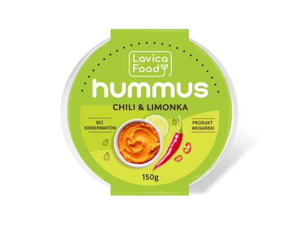 Hummus Lavica Food chili &amp; limonka 
