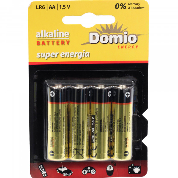 Baterie Domio alkaliczna AA LR6 