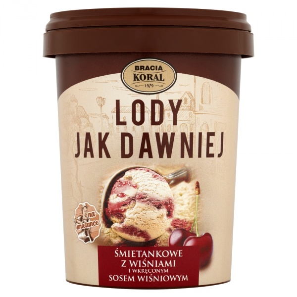 Lody Jak Dawniej Z Wi Niami Szt Litr Koral