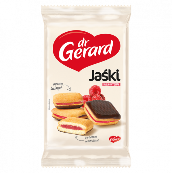 Biszkopty Dr Gerard Jaśki malinowe 