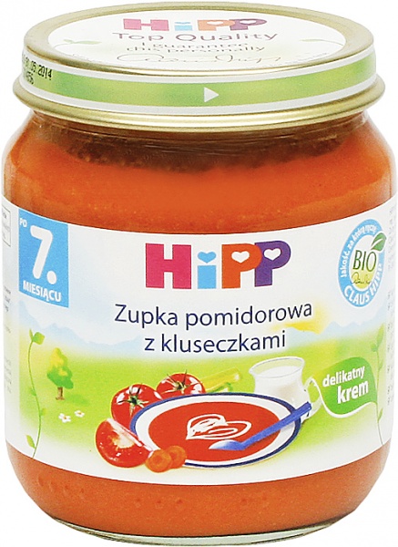 Zupka Hipp pomidorowa z kluseczkami