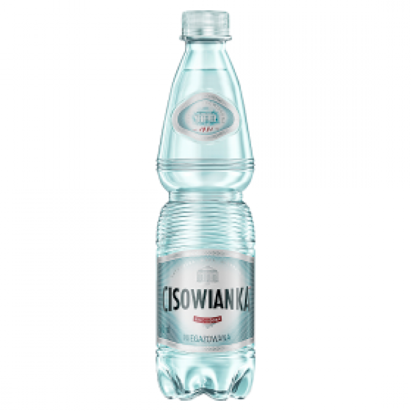 Woda niegazowana Cisowianka mineralna niskosodowa doliczana jest kaucja 0,50 zł