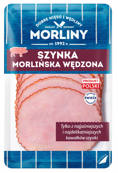 Szynka morlińska wędzona  200  g Morliny