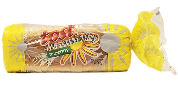 Chleb Tost Promienny pszenny tostowy Schulstad