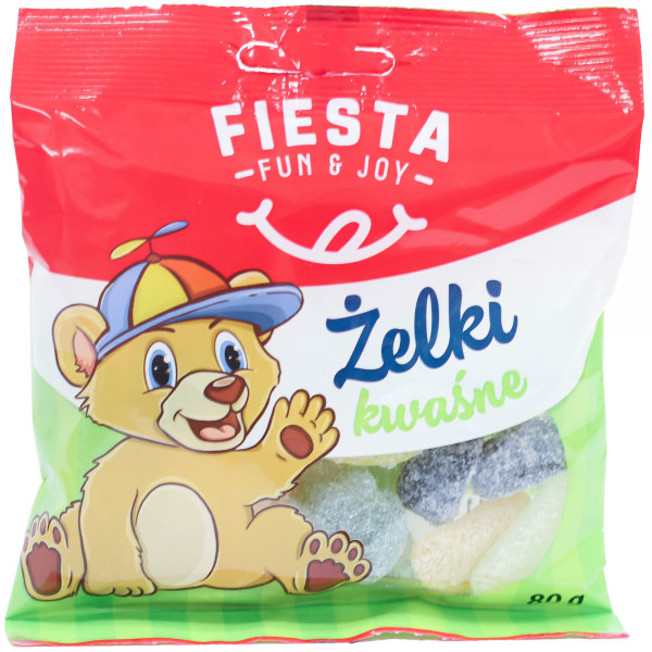 Żelki Fiesta kwaśne 