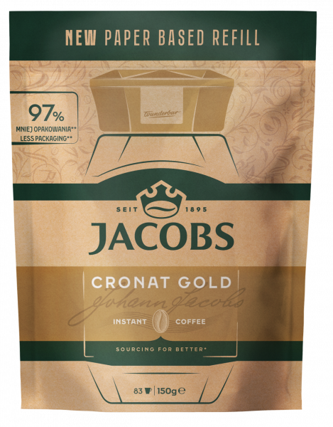 Kawa rozpuszczalna Jacobs Cronat Gold paper refill