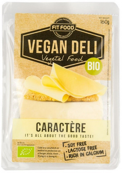 Produkt wegański vegan deli bio plastry smak sera koziego 