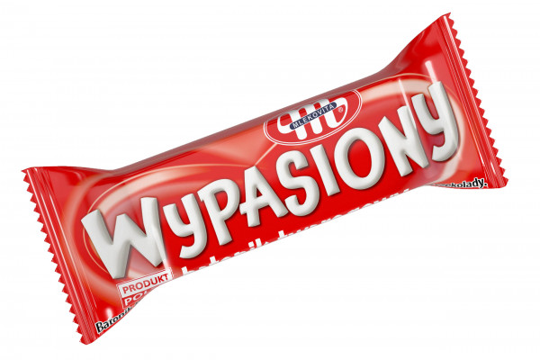 Mlekovita Wypasiony batonik twarogowy o smaku truskawkowym w polewie o smaku białej czekolady 40g