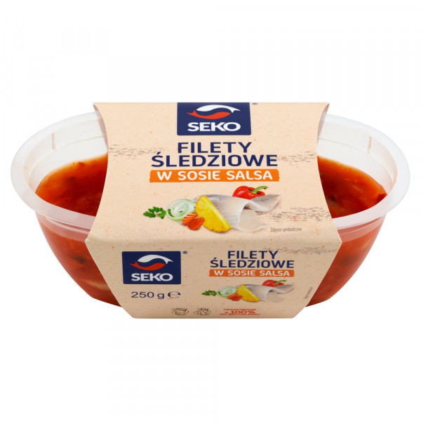 Filety śledziowe seko w sosie salsa