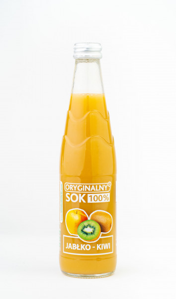 Sok 100% oryginalny jabłko-kiwi 330 ml 