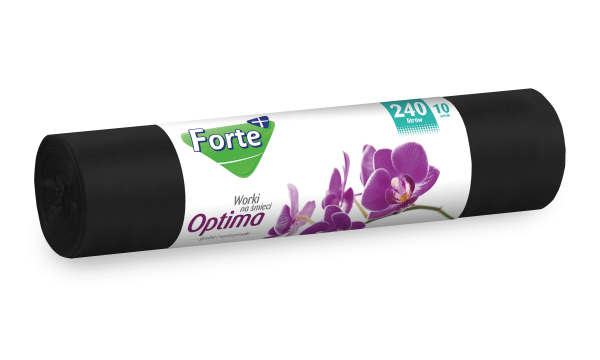 Forte+ Worki na śmieci OPTIMA 240L 10 szt. LDPE