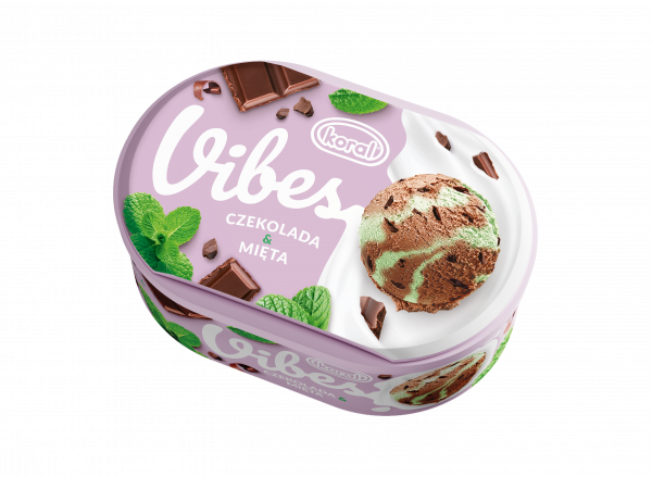 Lody koral vibes czekolada i mięta 