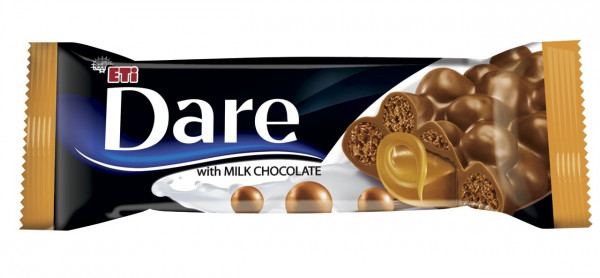 Dare - Baton karmelowy w mlecznej czekoladzie - 28 g