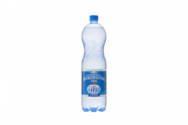 Woda gazowana Buskowianka Zdrój mineralna + kaucja 0,50 zł. 