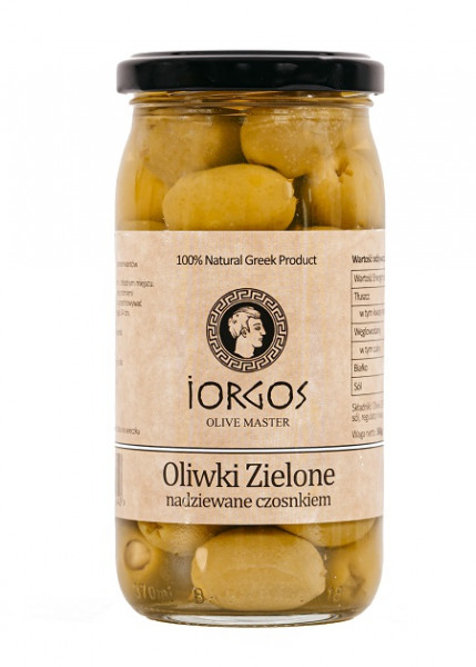 Oliwki iorgos nadziewane czosnkiem 