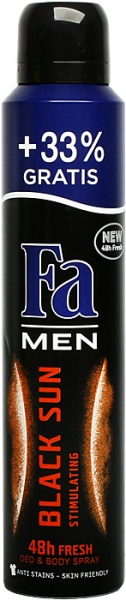 Dezodorant Fa Men Black Sun Spray