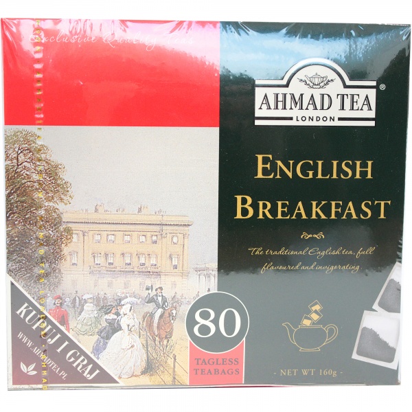 Herbata English breakfast 80*2g 
