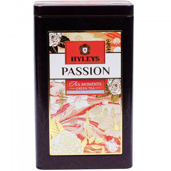 Herbata liść Hyleys passion green tea fruit &amp; mango 