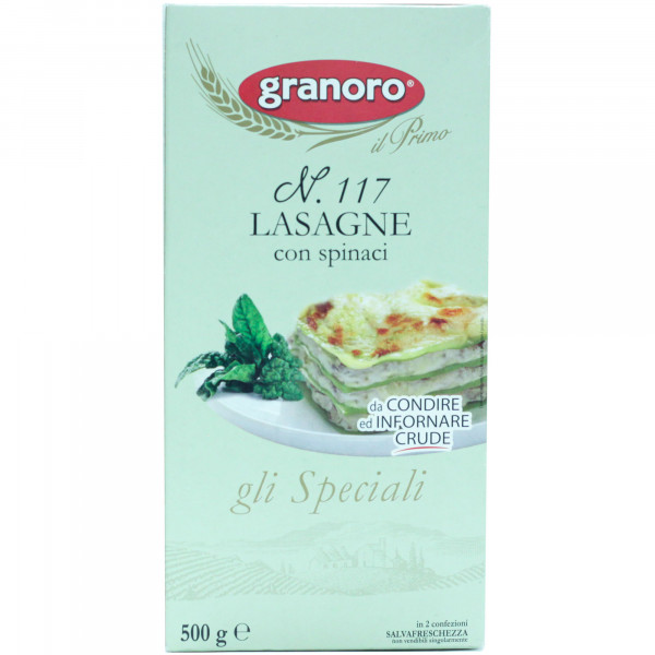 Lasagne granoro ze szpinakiem 