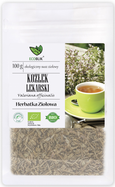 Herbata liściasta Ecoblik bio ziołowa Kozłek lekarski 