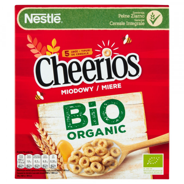Nestle Honey Cheerios Bio Organic  210g