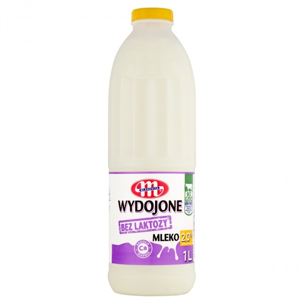 Mlekovita mleko spożywcze bez laktozy 2% tłuszczu 1l
