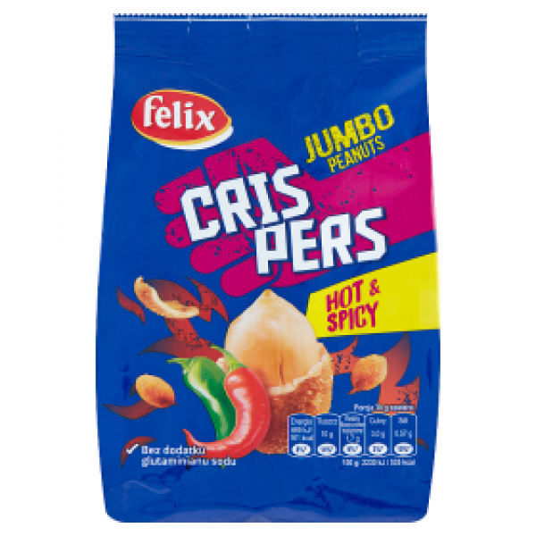 Felix Crispers Jumbo Hot&amp;Spicy 125g