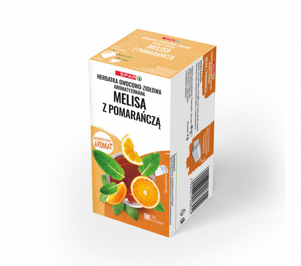 Spar herbatka owocowo ziołowa z melisą i pomarańczą 