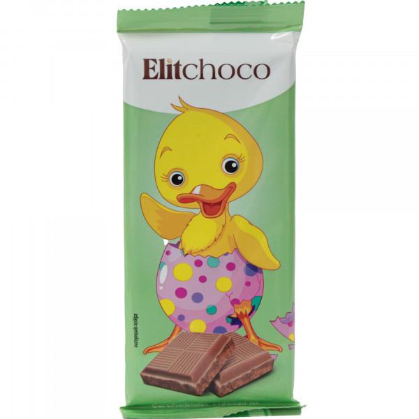 Elitchoco czekolada mleczna 80g WIELKANOC