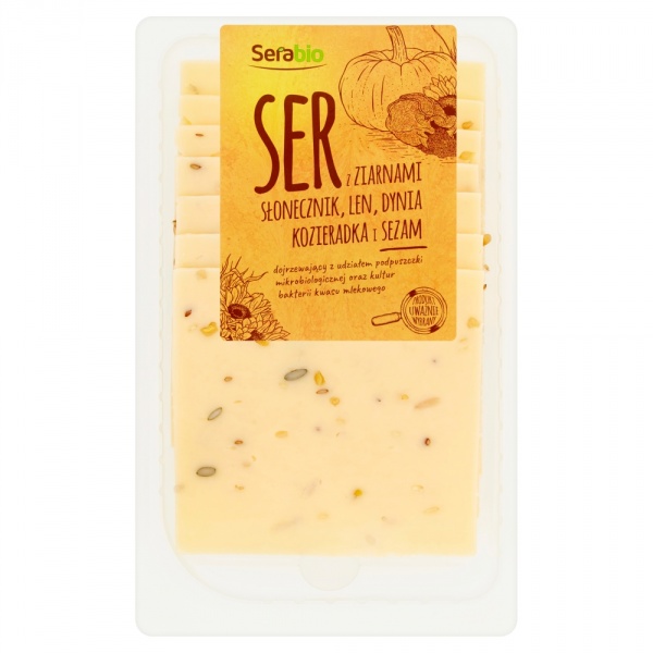 Ser żółty z ziarnami 