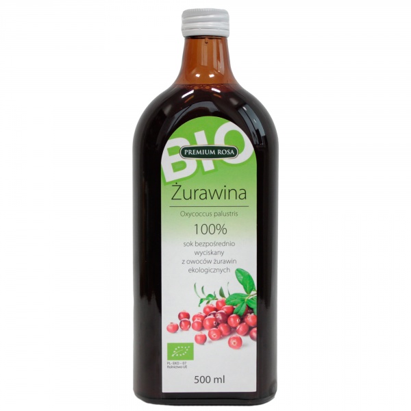 Sok z żurawiny