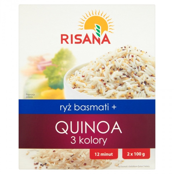 Ryż basmati z quinoą 3 kolory 2*100g 