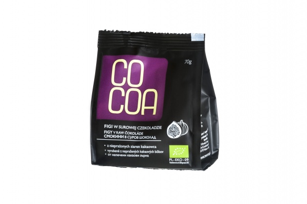 Figi w surowej czekoladzie bio- cocoa 