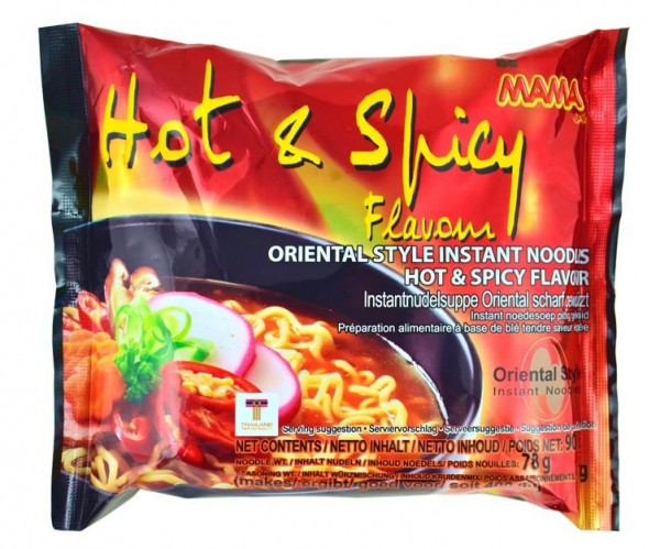 Zupa Nudle Mama smak hot&amp;spicy 90g 