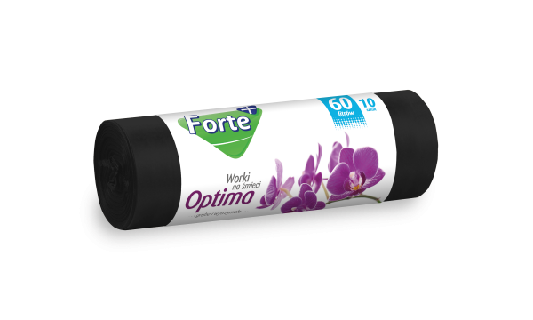 Forte+ Worki na śmieci Optima 60L 10 szt. LDPE