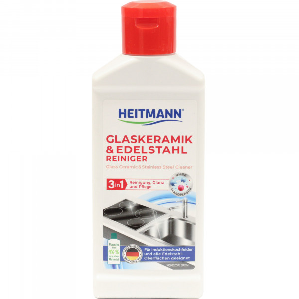 Heitmann Mleczko do płyt ceramicznych i stali nierdz. 250ml