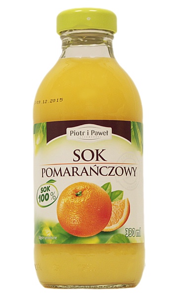 Sok Pomarańczowy 100% Piotr i Paweł