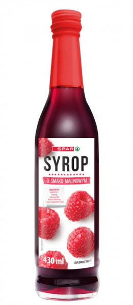 Syrop Spar smak malinowy 