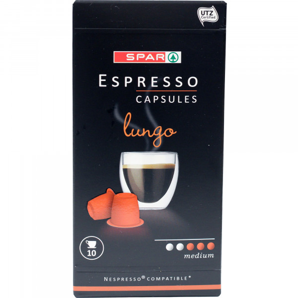 Kawa kapsułki Spar espresso lungo 10szt 