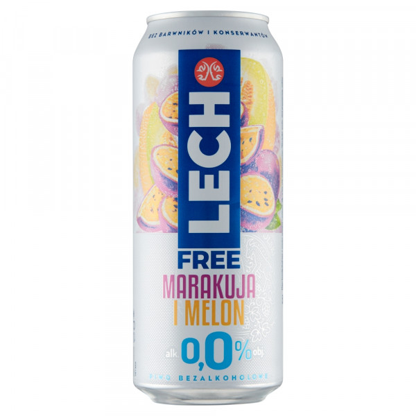 Piwo Lech free 0,0% marakuja melon puszka 