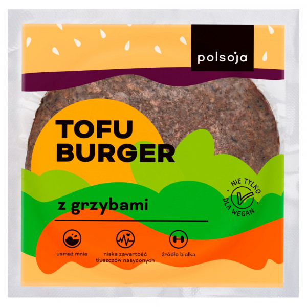 Tofuburger z grzybami 