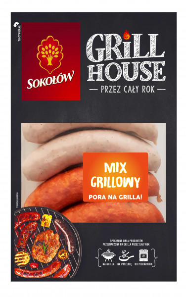Kiełbasa grill house mix biała-biesiadna-paprykowa 