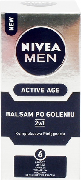 Nivea For Men balsam po goleniu 2w1Active Age 