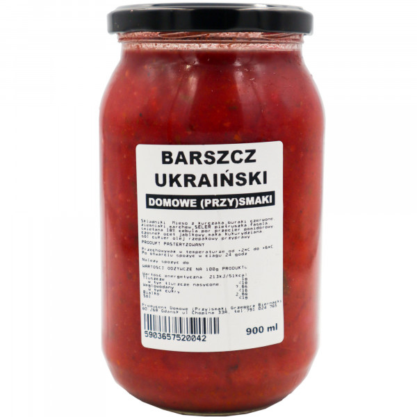 Zupa Domowe przysmaki barszcz ukraiński słoik 