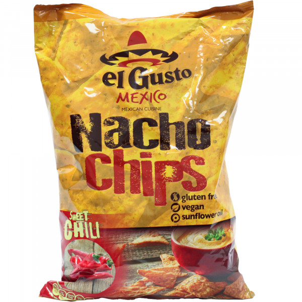 Nachos Sweet Chili 180g el Gusto MEXICO