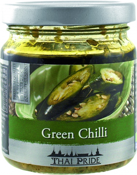 Chili siekane zielone w oleju 
